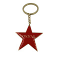 Andenken-Geschenke Promotional Epoxy-Metallstern Keychain